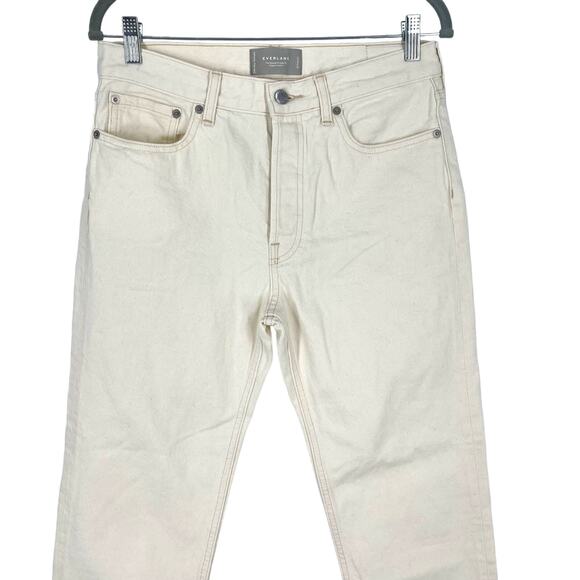 Everlane The Relaxed Straight Fit Organic Cotton Size 26 Regular NWOT - Picture 3 of 6